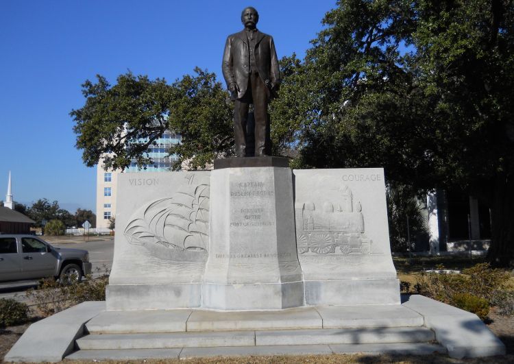 Daytime view of Joseph T. Jones Statue