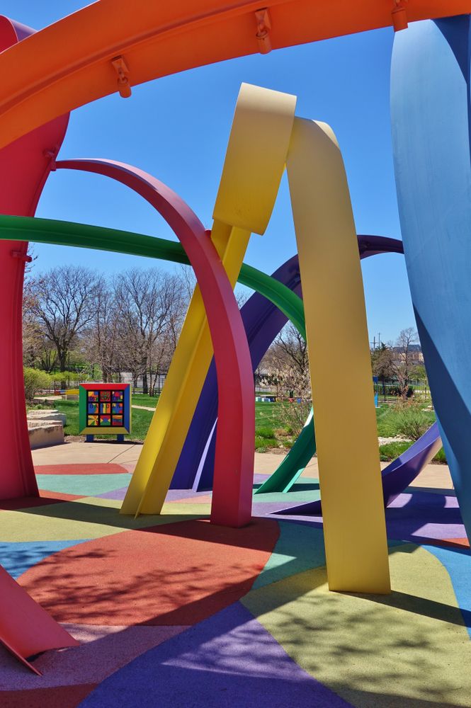 Colorful decor at Joslyn Art Museum