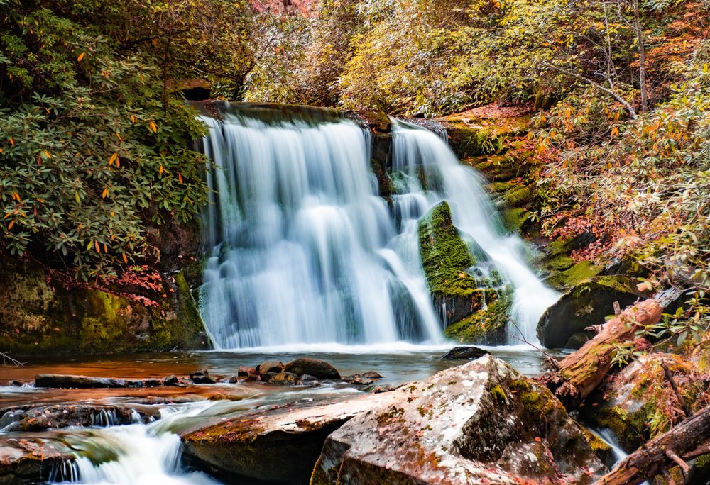 Waterfall at Joyce Kilmer Memorial Forest