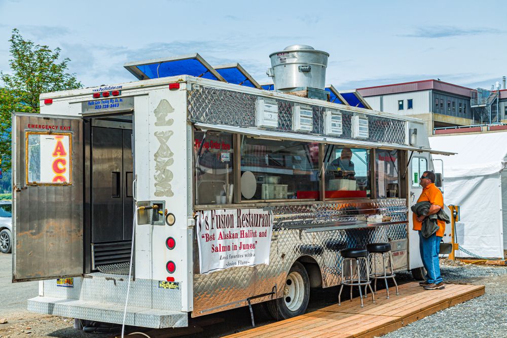 Food truck at Juneau