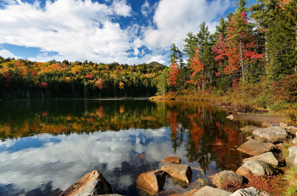 Waters along Kancamagus Scenic Byway, New Hampshire