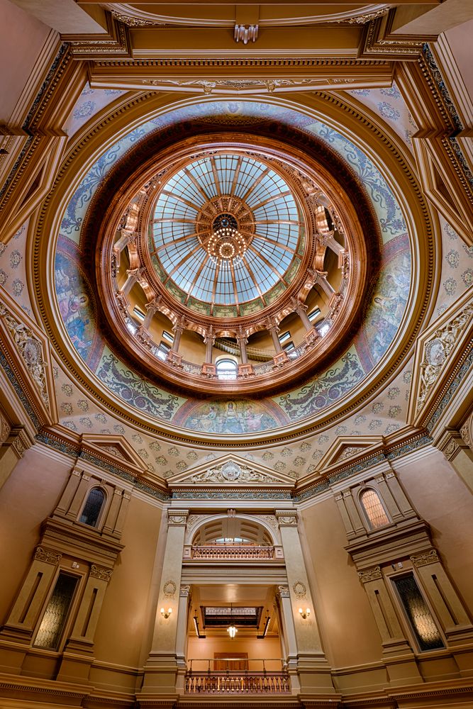 Interior view of Kansas State Capitol