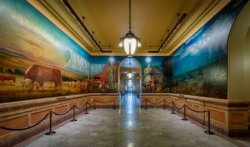 Murals at Kansas State Capitol
