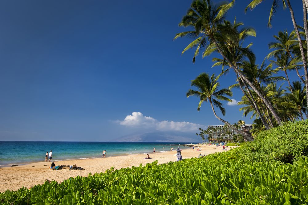People enjoying at Keawakapu Beach