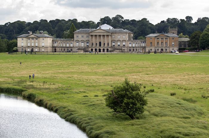 Distant view of Kedleston Hall