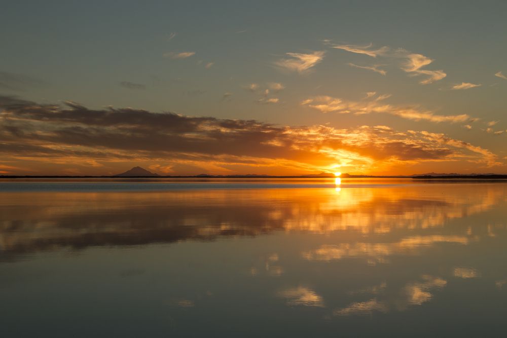 Sunset at Kenai National Wildlife Refuge.