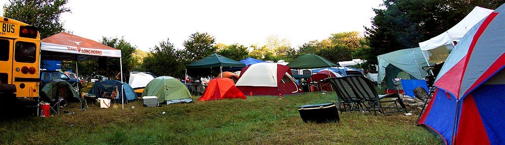 Campgrounds at Kerrville Folk Festival