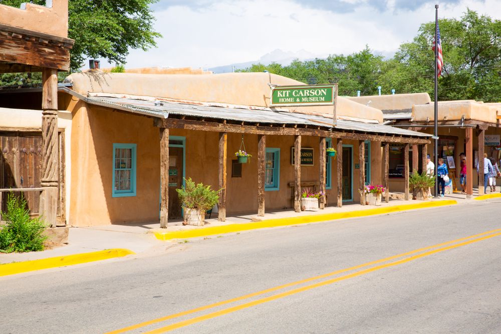 Exterior of Kit Carson Museum