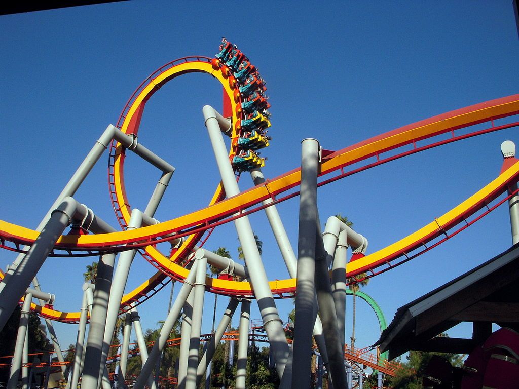Loop ride at Knott's Berry Farm