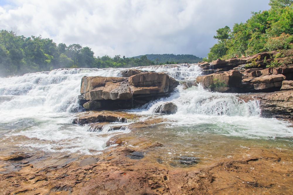 Tatai waterfalls in Koh Kong