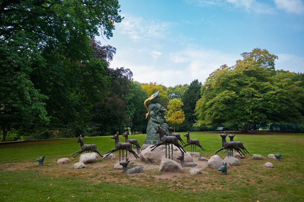 A sculpture at Kungsparken