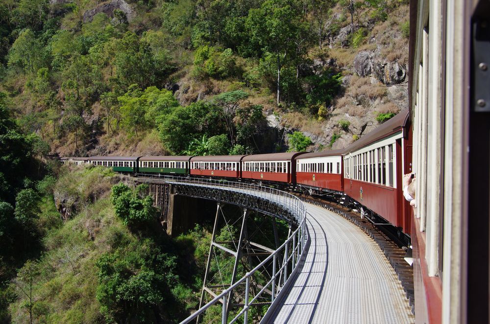 A train at Kuranda Scenic Train