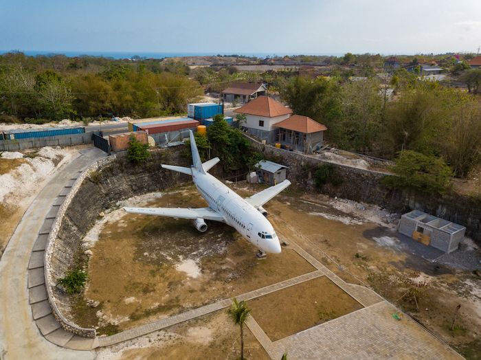 Kuta Abandoned Plane