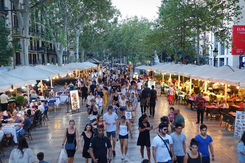 La Rambla in Barcelona