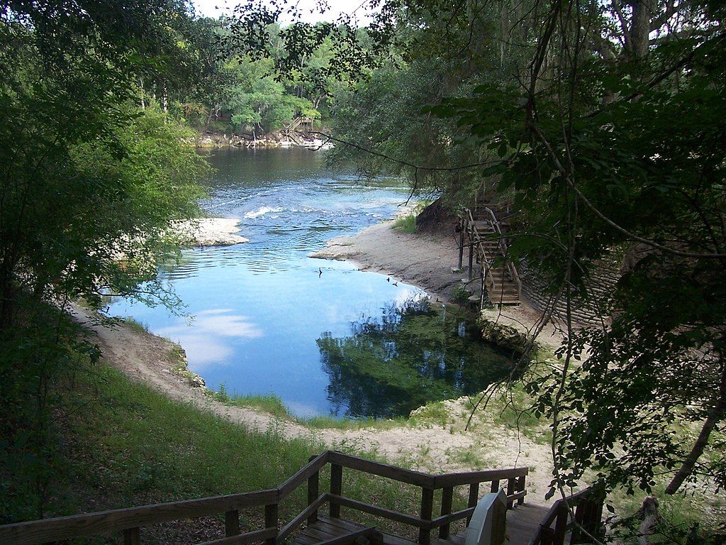 Scenic view of Lafayette Blue Springs State Park