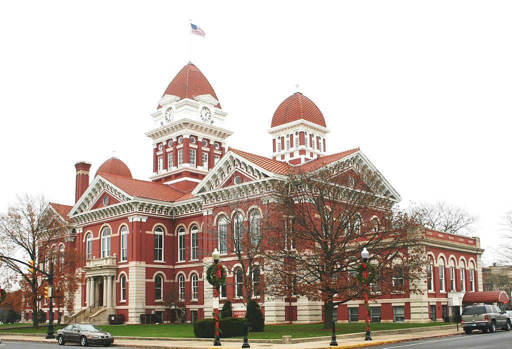 Majestic building of Lake County Courthouse