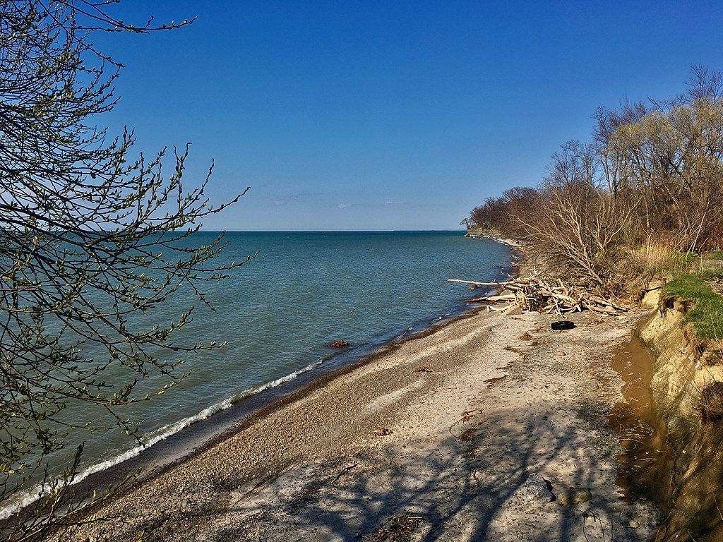 Shoreline of Lake Erie