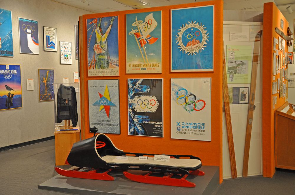 Exhibits at Lake Placid Olympic Museum