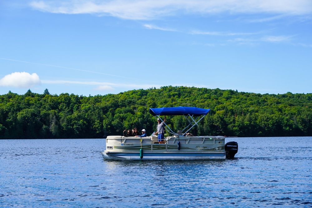 Boating in Lake Placid