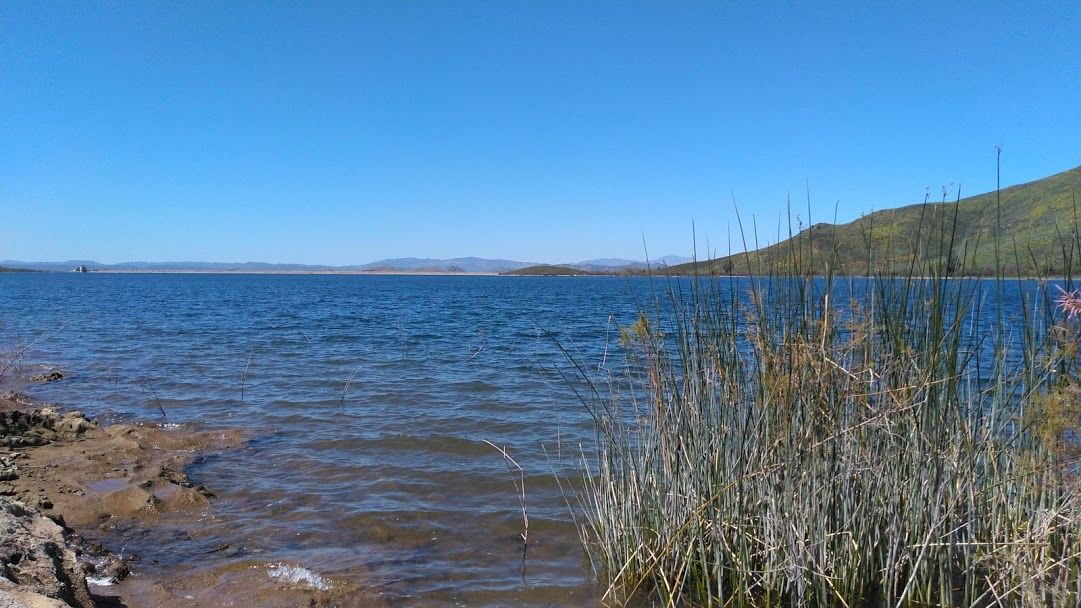 Pristine water in Lake Skinner
