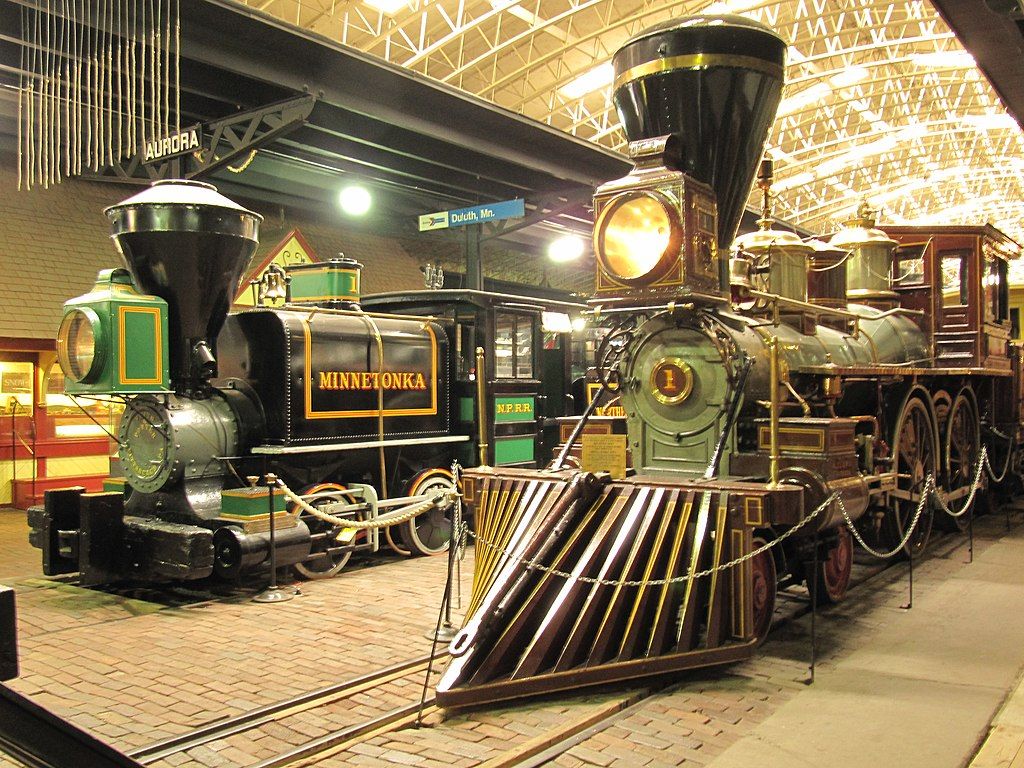 Exhibits at Lake Superior Railroad Museum