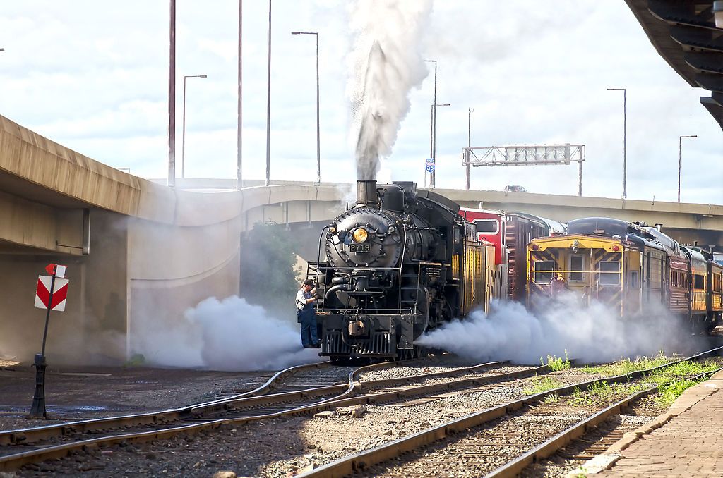 View of Lake Superior Railroad Museum