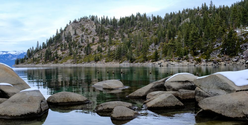 Scenic view of Lake Tahoe