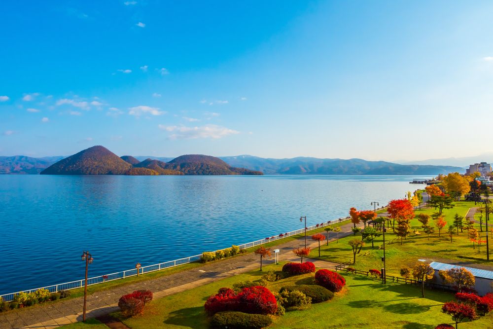 Lake Toya in Hokkaido