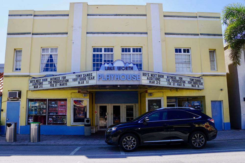 Exterior view of Lake Worth Playhouse