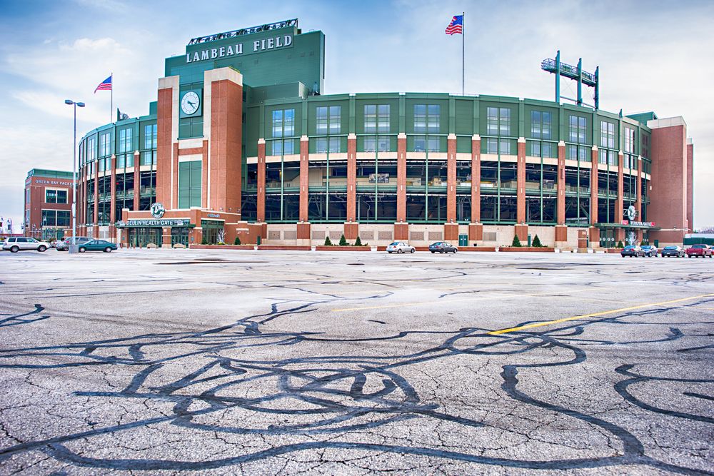 Exterior of the Lambeau Field