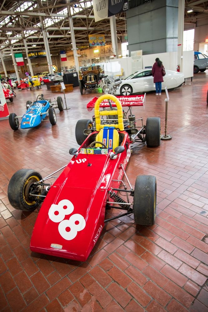 Sports car displayed at Lane Motor Museum