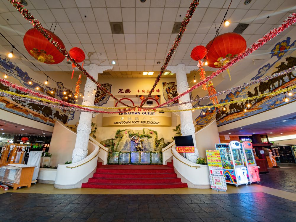 Interior view of the Las Vegas Chinatown Plaza