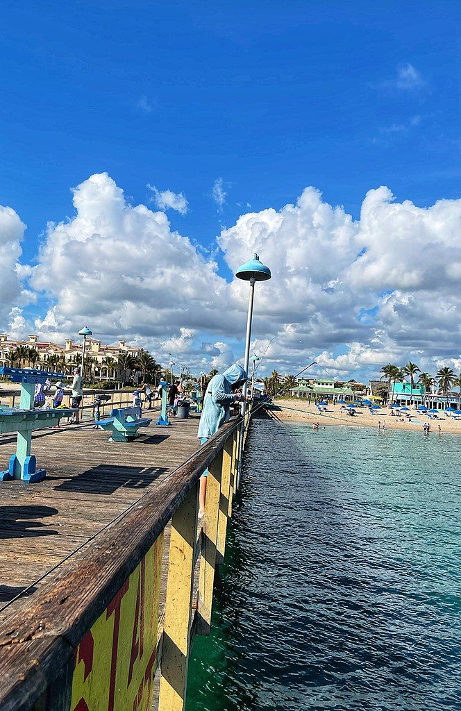 Fishing at Lauderdale-by-the-Sea Beach