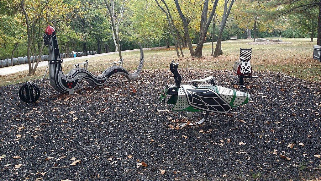 Play area at the Laumeier Sculpture Park