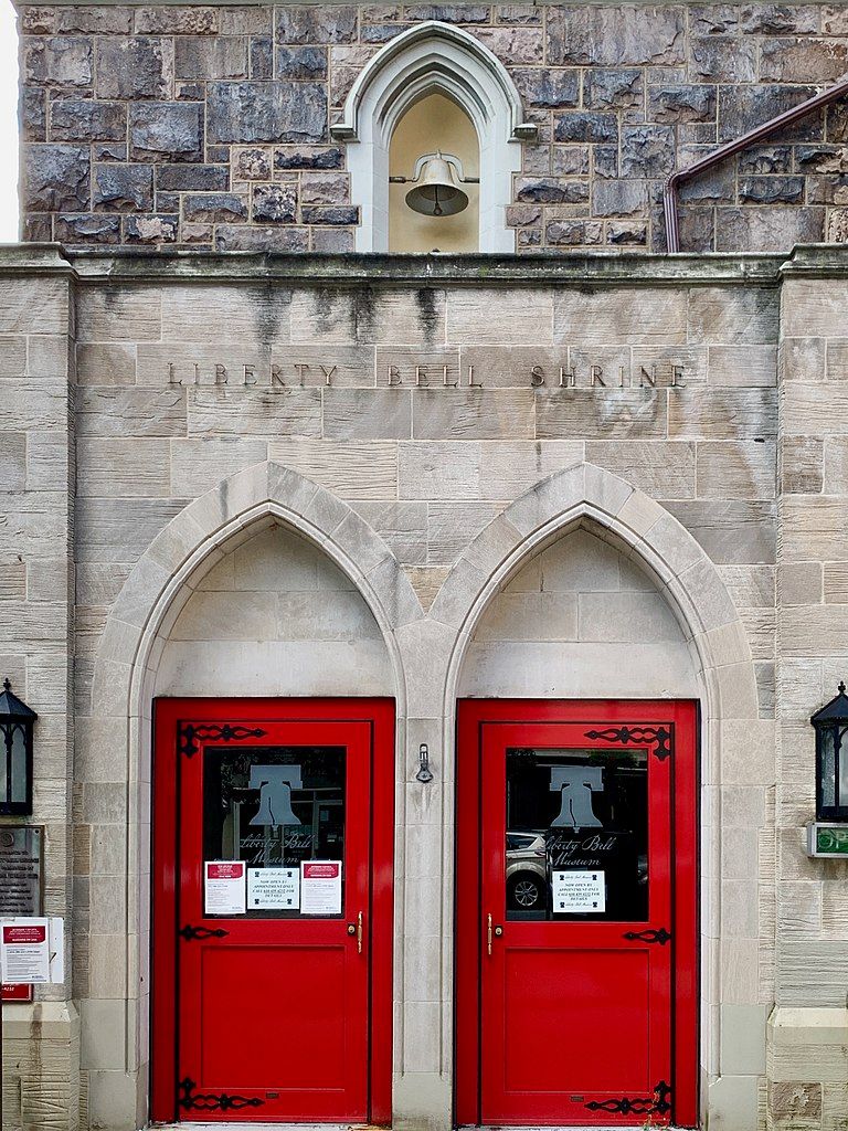 Entrance door of Liberty Bell Shrine Museum