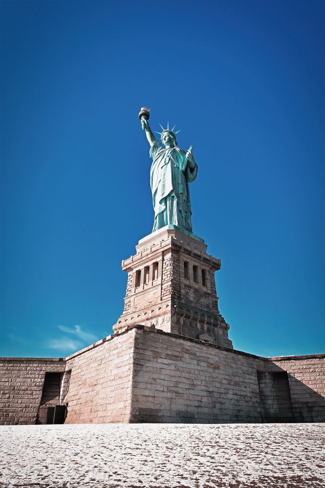 Statue of liberty at Liberty State Park