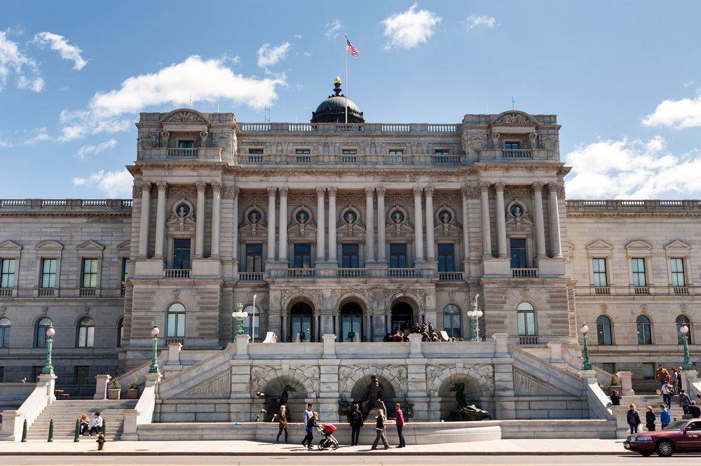 Facade of the Library of Congress