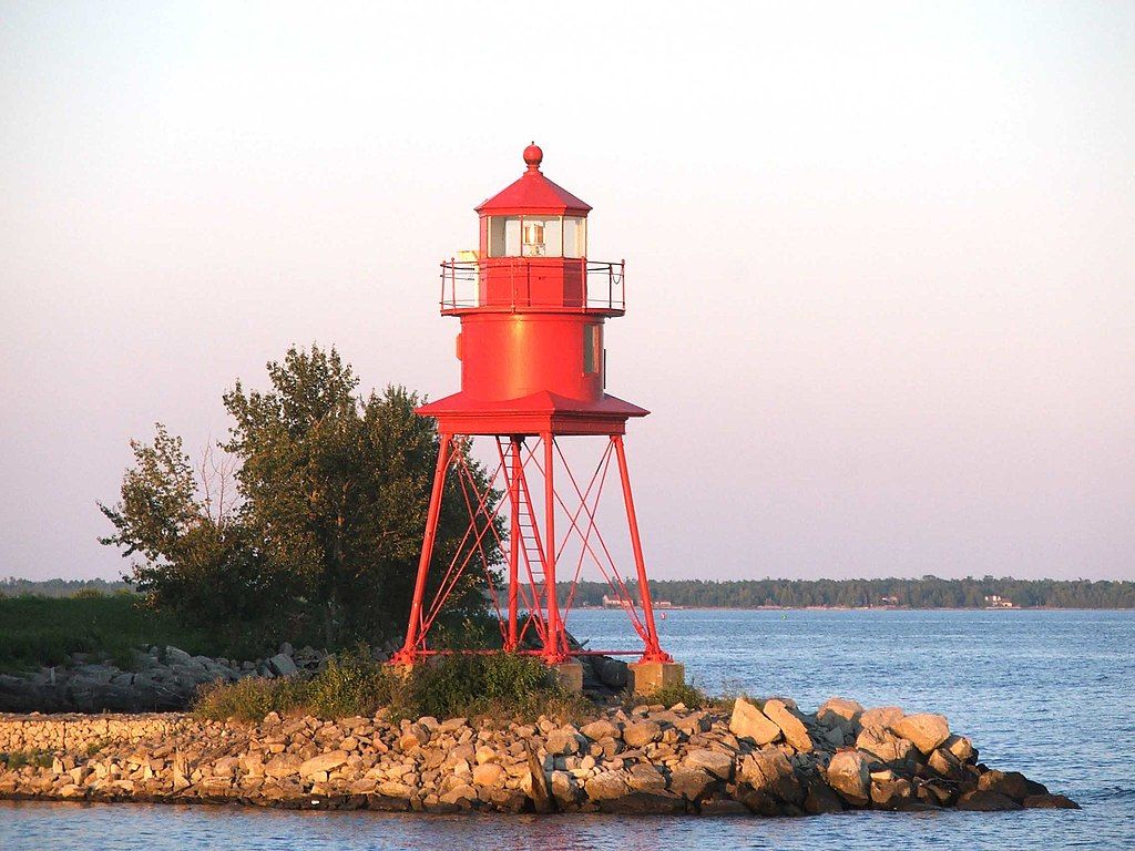 Lighthouse at Alpena Marina