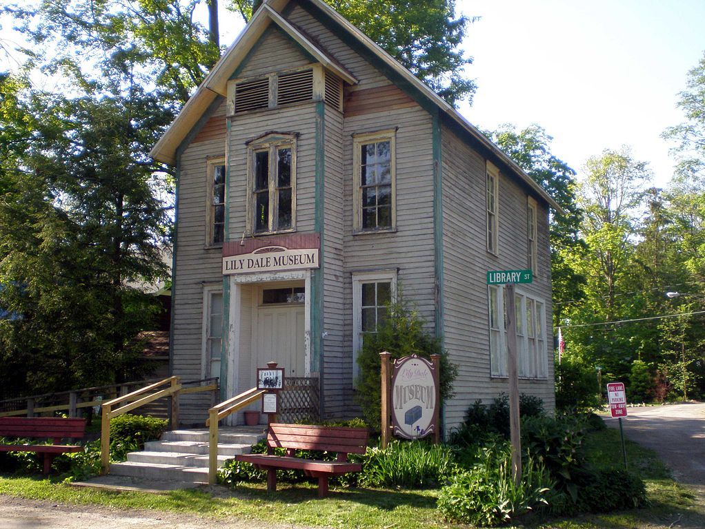 Exterior view of Lily Dale Museum