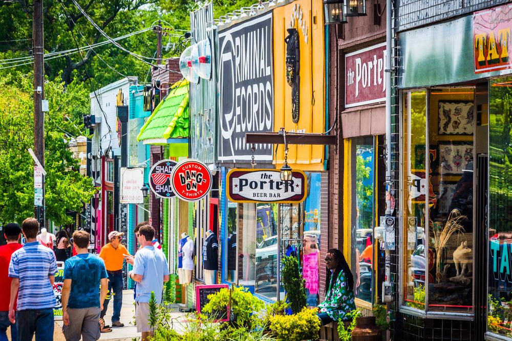 Little Five Points Neighborhood