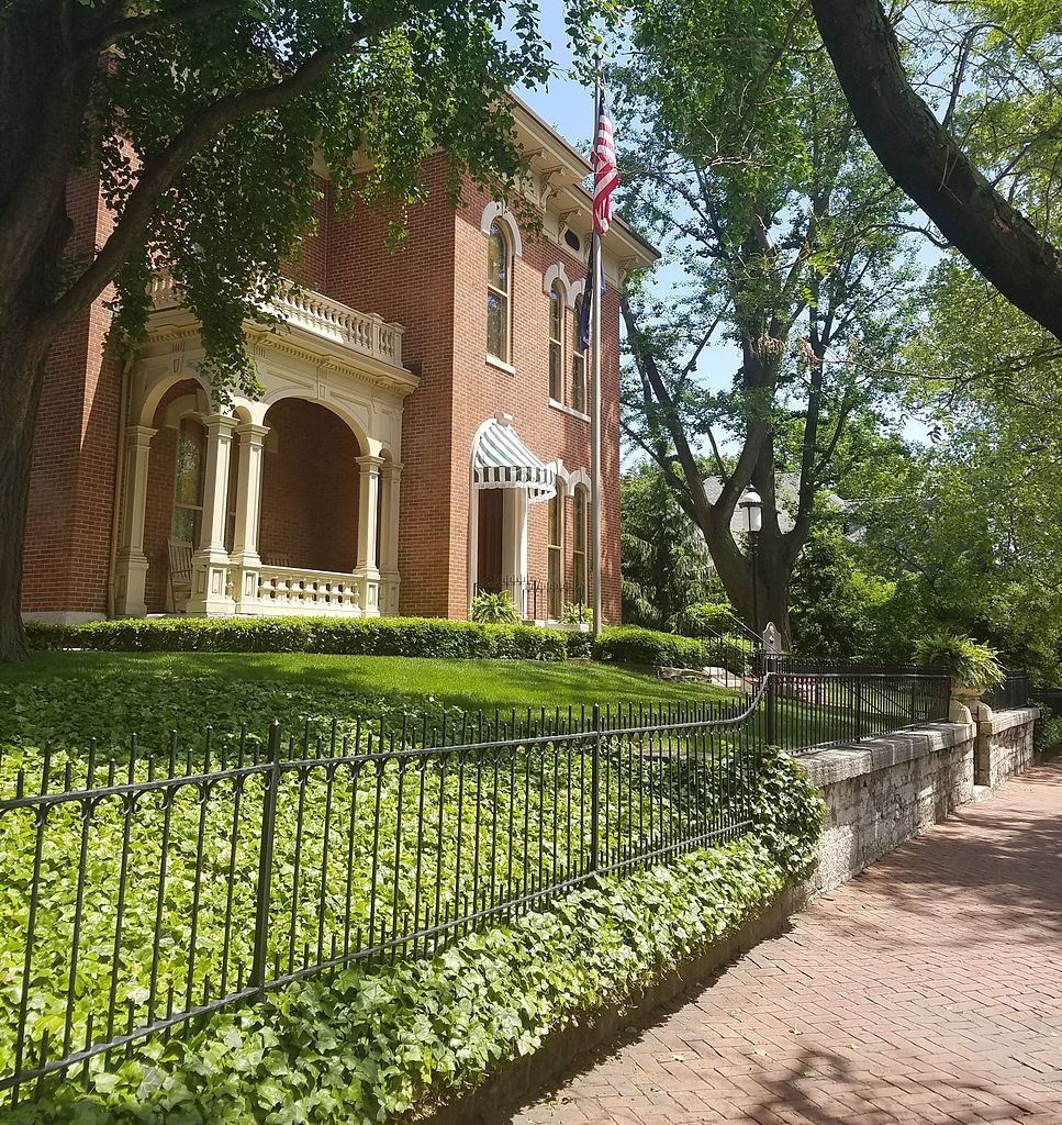 Buildings at Lockerbie Square Historic District