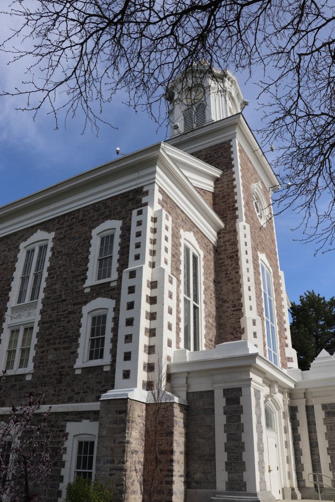 Exterior of Logan Tabernacle