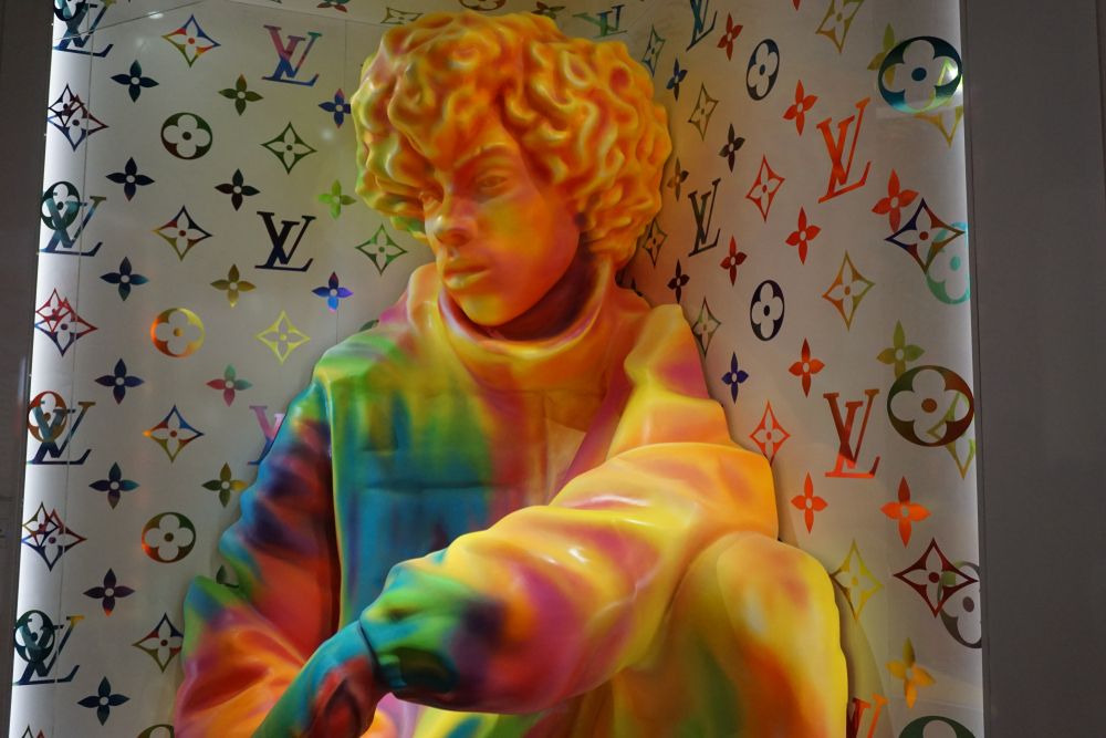 Exhibit at Louis Vuitton Beverly Hills Rodeo Drive Flagship Store