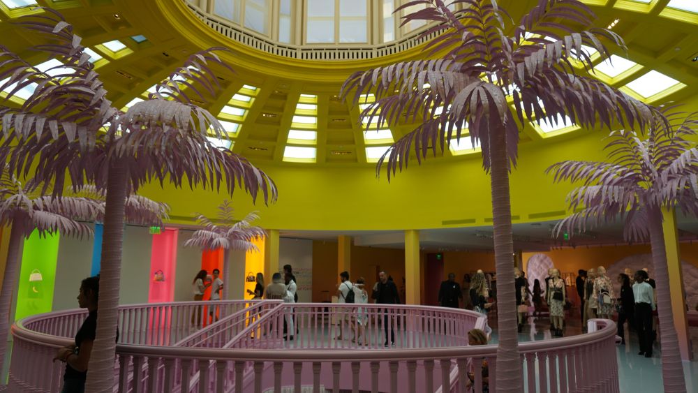 Interior view of the Louis Vuitton Beverly Hills Rodeo Drive Flagship Store