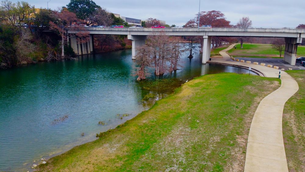 Top view of the Louise Hays Park