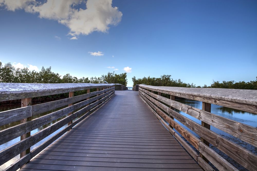 Boardwalk leading to Lovers Key State Park