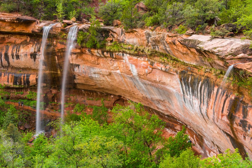 Waterfall at Lower Emerald Pools