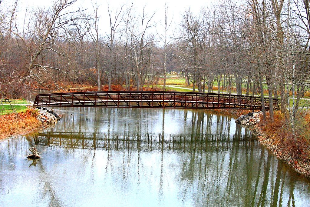 Lower Huron Metropark during fall