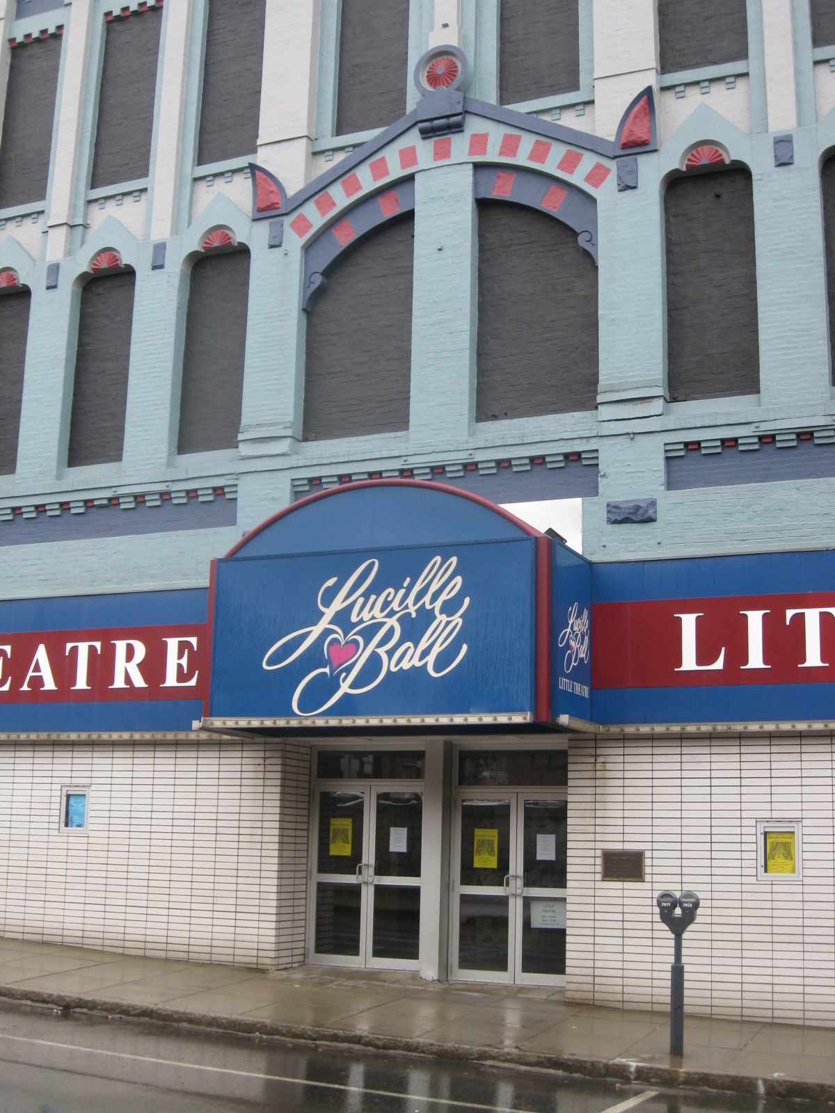 Exterior of Lucille Ball Little Theatre