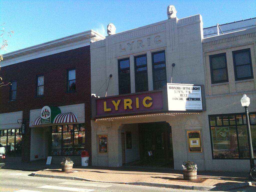 Exterior of Lyric Theatre in Blacksburg